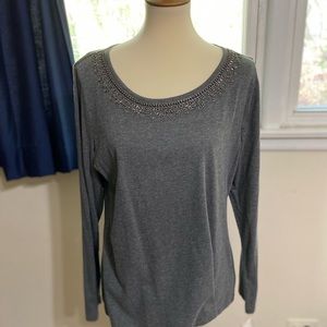NWT charter club embellished top